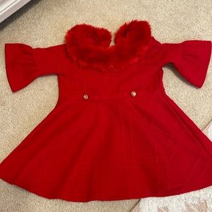 Janie and Jack red holiday dress